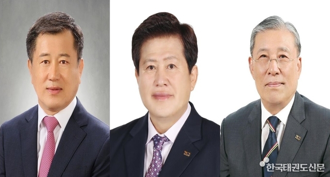 위의 사진 좌측부터 김현성 후보, 오노균 후보, 최영열 후보(성명 가,나,다 순)