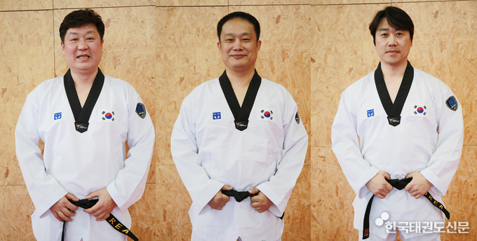 지체부문 국가대표 지도자인 진천수 감독, 김경식 코치, 손민호 트레이너(좌측부터)