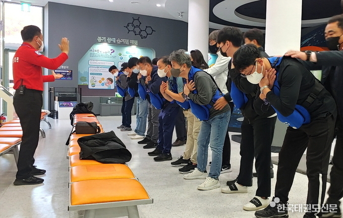응급처치(하임리히법) 실습