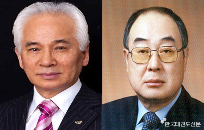 고 고의민 사범(왼쪽), 고 박선재 사범(오른쪽)
